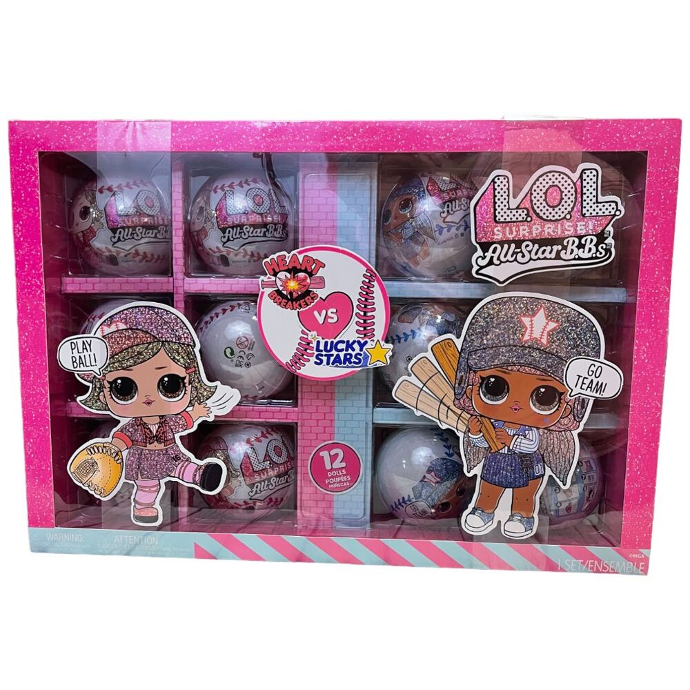 LOL Surprise All Star BBs 12 Dolls Heart Breakers vs Lucky Stars **NEW**